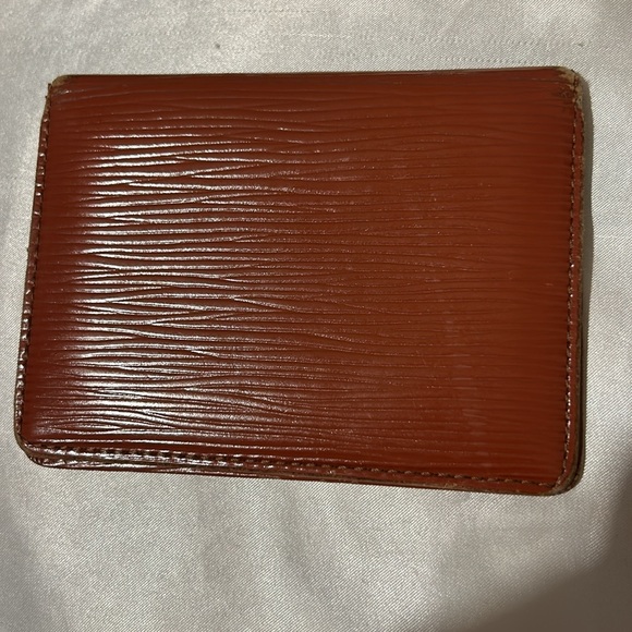 ✨💎 *Rare* ✨💎 Louis Vuitton Cognac Brown Epi Leather Wallet Bundle! *3 Wallets! - Picture 10 of 16